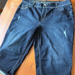 Lane Bryant Indigo Capri Pants